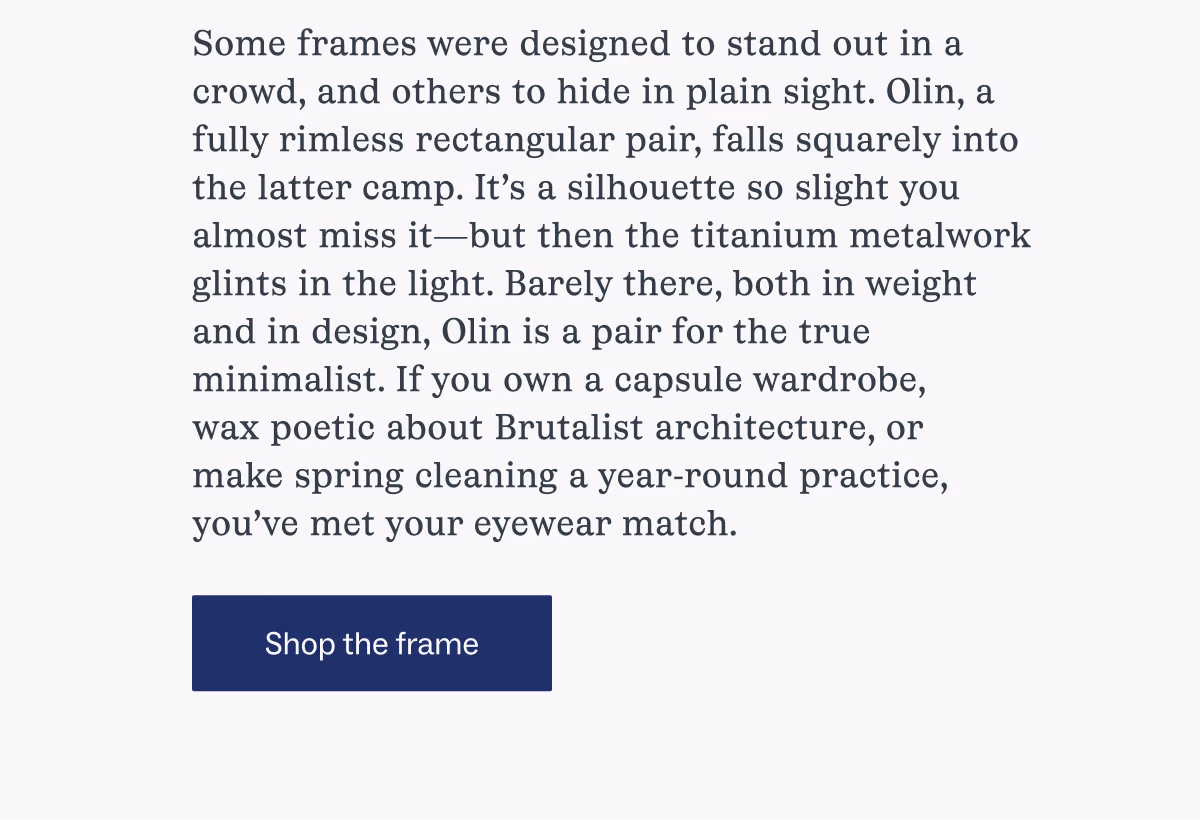 Shop the frame