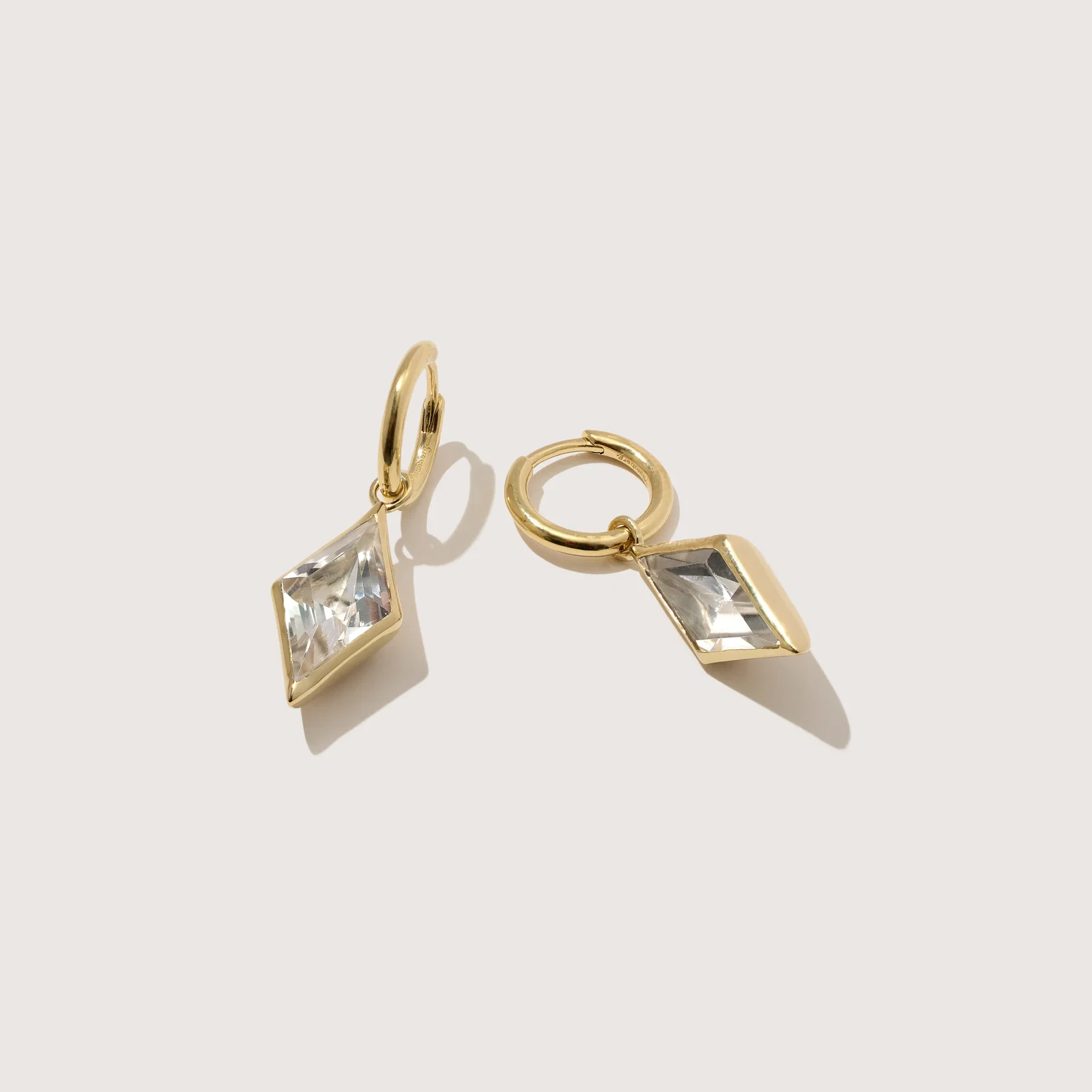 Image of Kite Quartz Drop Earrings