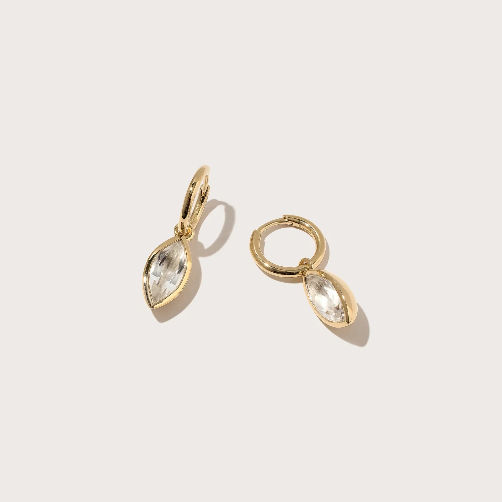 Image of Marquise Quartz Drop Earrings