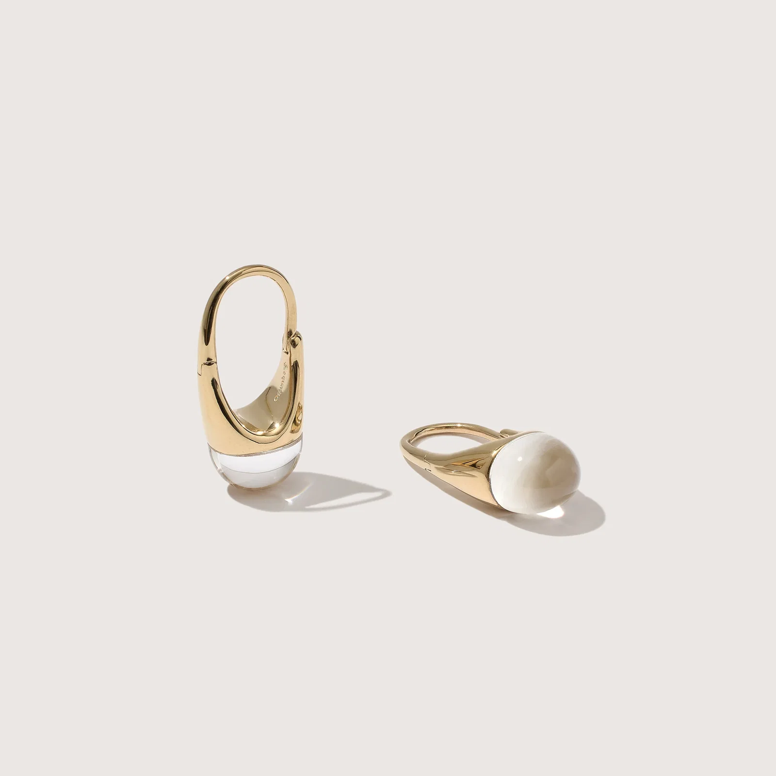 Image of Roscida Quartz Earrings