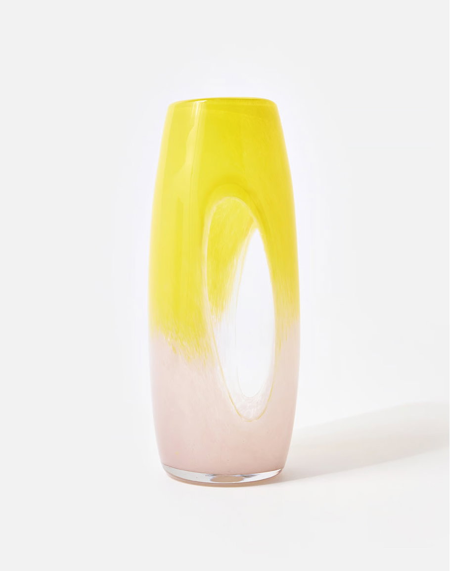 Oritzó Yellow Glass Vase