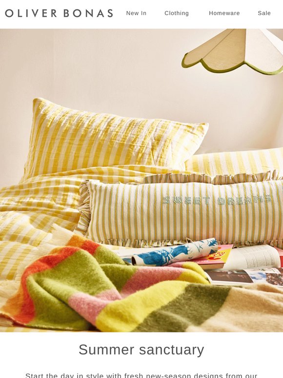 Bedroom refresh | New-season homeware
