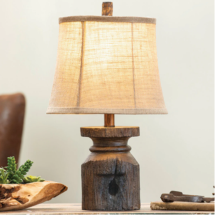 Old Abilene Post Table Lamp