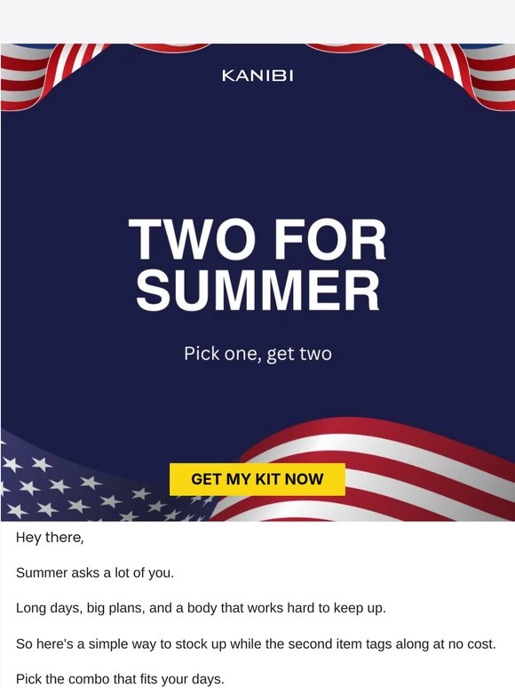 Grab your 2-for-1 summer deals 🎉