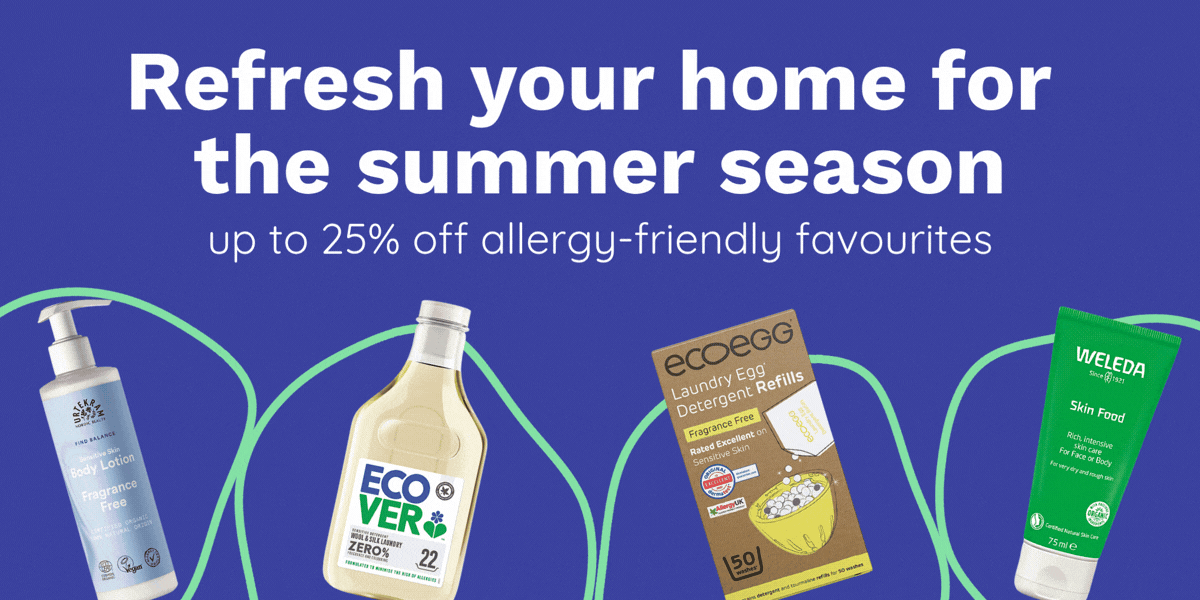 Up to 20% off allergy-friendly and fragrance free brands