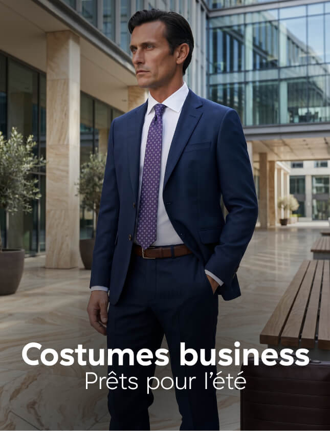 Costumes business pensés pour l’été