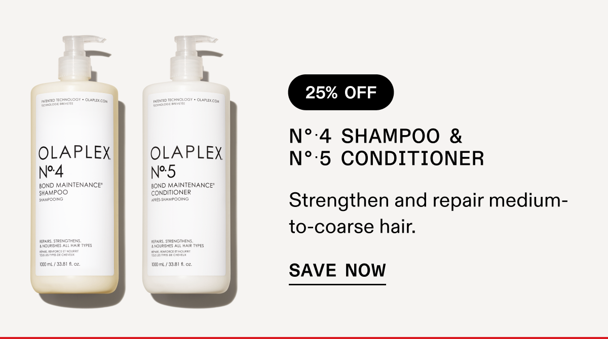 No.4Shampoo & No.5Conditioner | Save Now