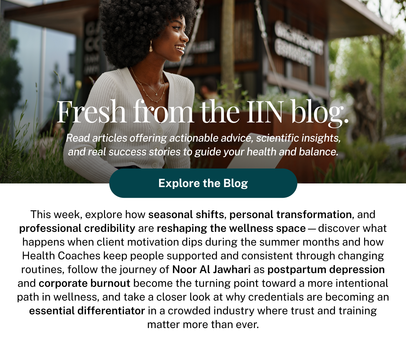 Fresh from the IIN blog. Explore Articles.