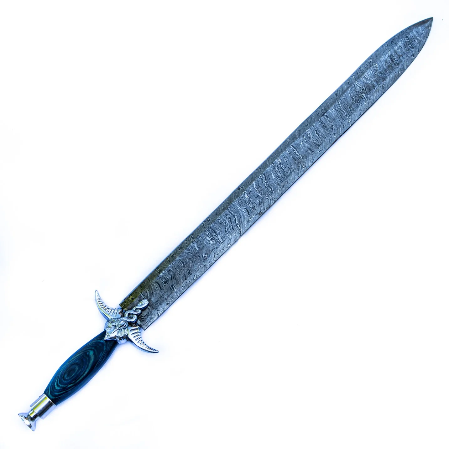 Image of Longsword- Dragon Sword- High Carbon Damascus Steel - 29"
