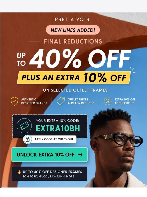 Your Extra 10% Off Code Is Inside