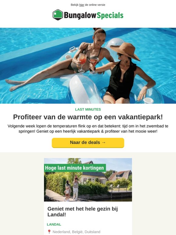 Vind heerlijke verkoeling op een vakantiepark