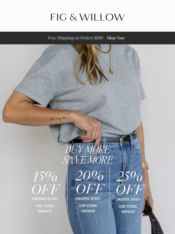 MDW SALE Starts Now!🎉