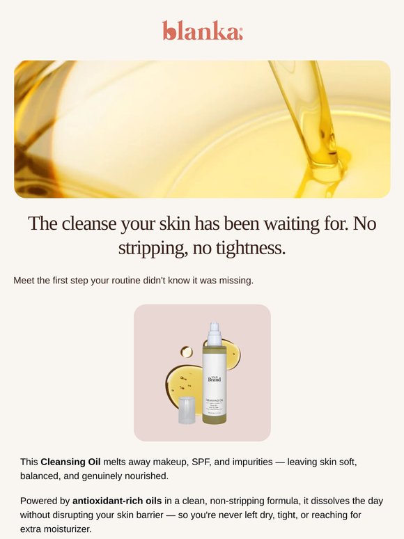 Your cleanser has been doing it wrong. Let's fix that. 🌿