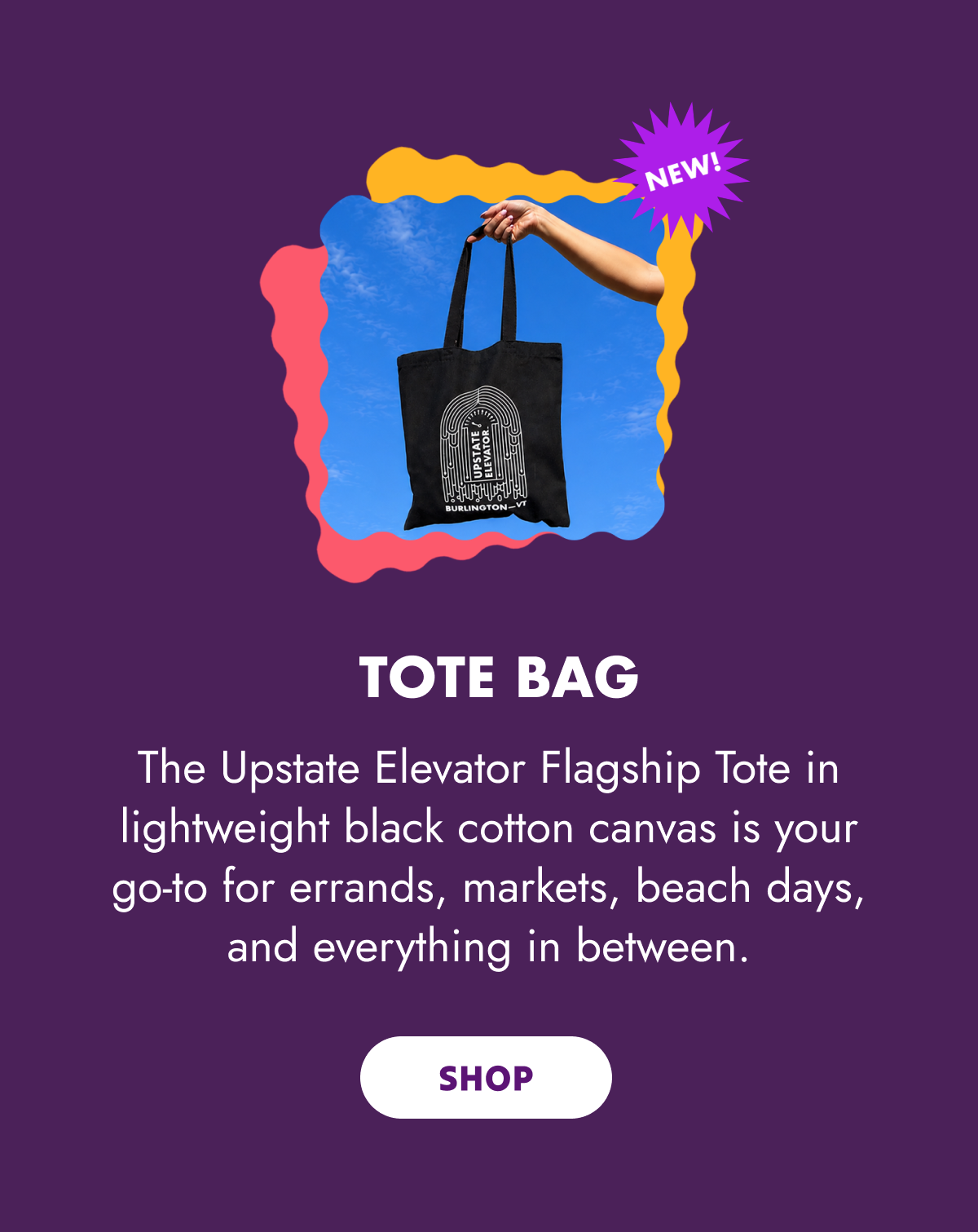Shop Tote Bag