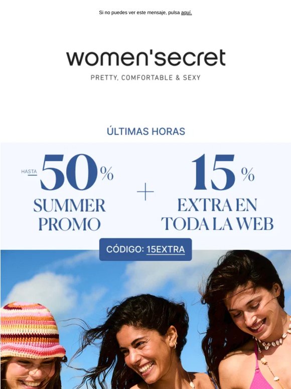 ¡Se acaba el 15% EXTRA! 🏃🏻‍♀️ Date prisa