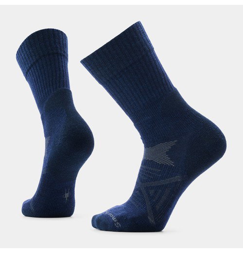 Work Tall Crew Socks-Deep Navy / L