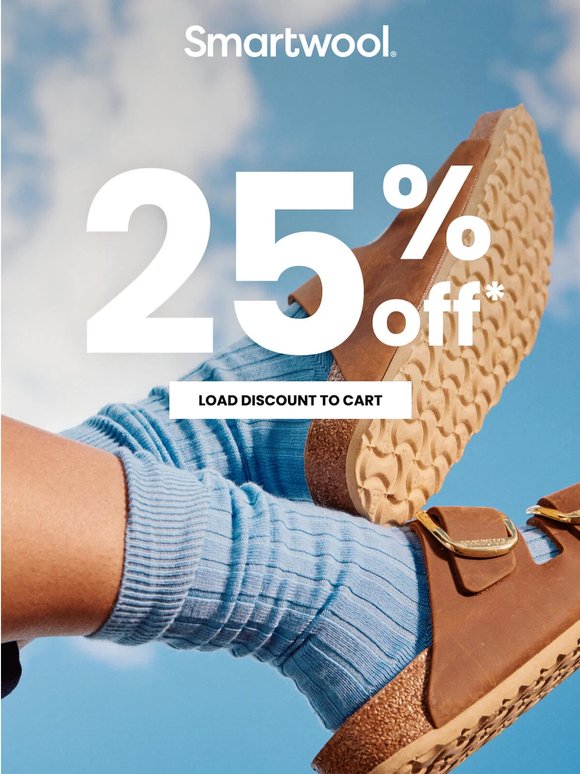Save 25% before time runs out