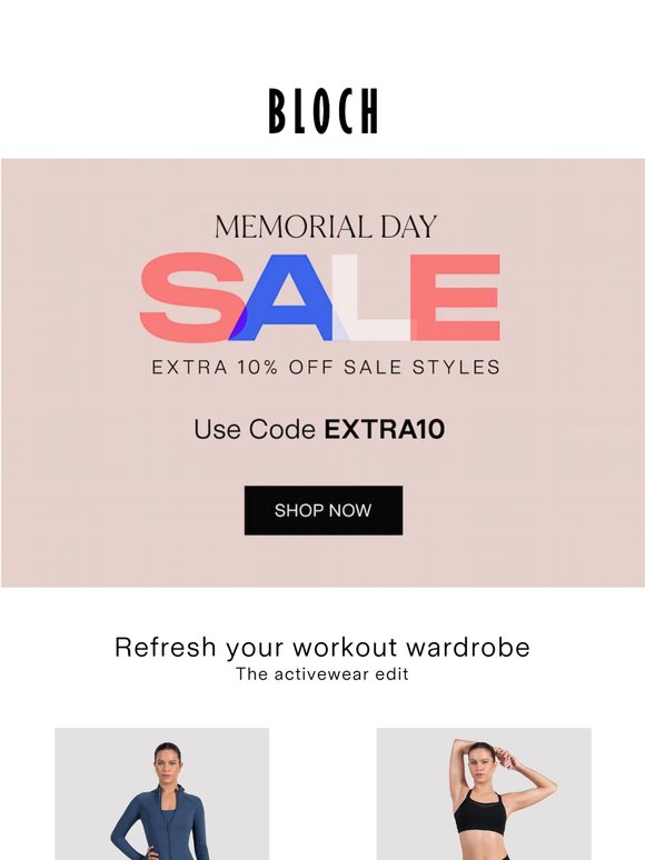 Activewear (and more!) is on SALE