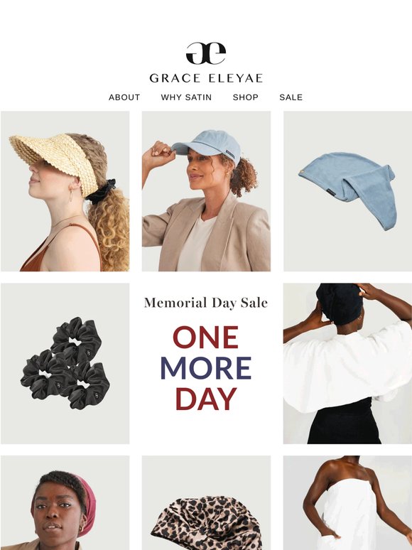 ONE DAY LEFT: Shop the Memorial Day sale