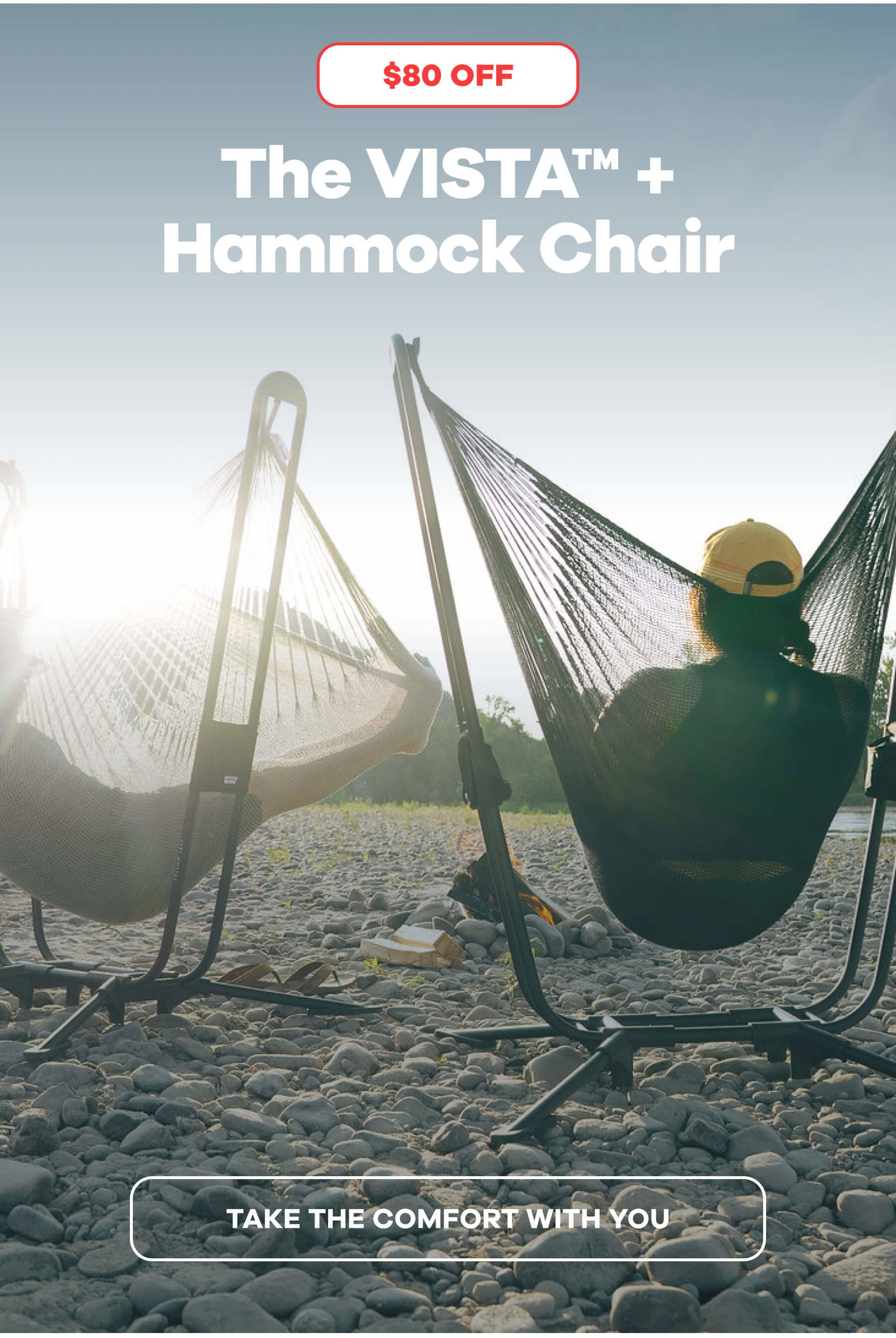 The VISTA™ + Hammock Chair >>Badge: $80 OFF<< TAKE THE COMFORT WITH YOU