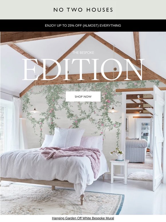 Bespoke Collections ~ Now Up To 25% Off