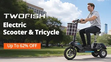 TWOFISH Electric Scooter & Tricycle