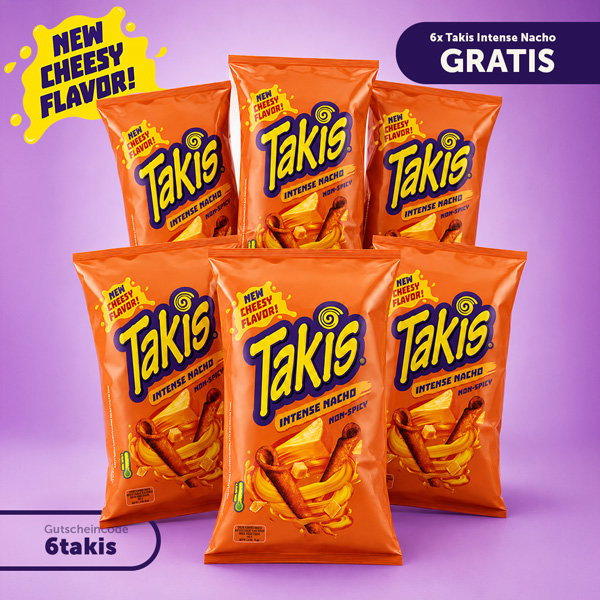  Cheesy Crunch statt Chili-Schock – dein Takis Spezial ist da 🧀🔥