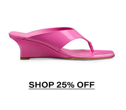Vinnie Wedge Thong Sandal 50 in Sunset Pink | Shop 25% Off