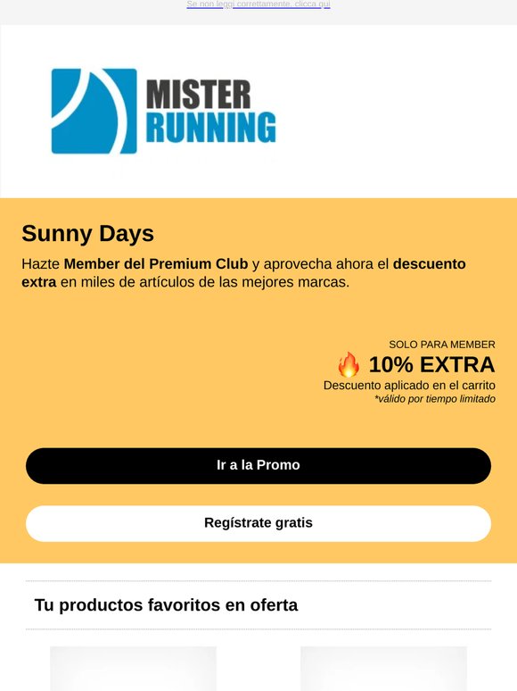 10% EXTRA ☀️ Miles de artículos ☀️ SUNNY DAYS