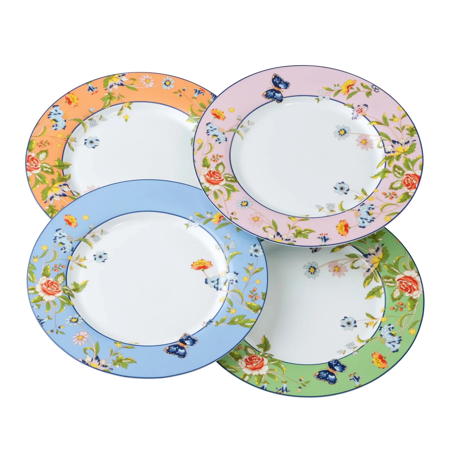 Image of Aynsley Cottage Garden Dinner Plates Set of 4