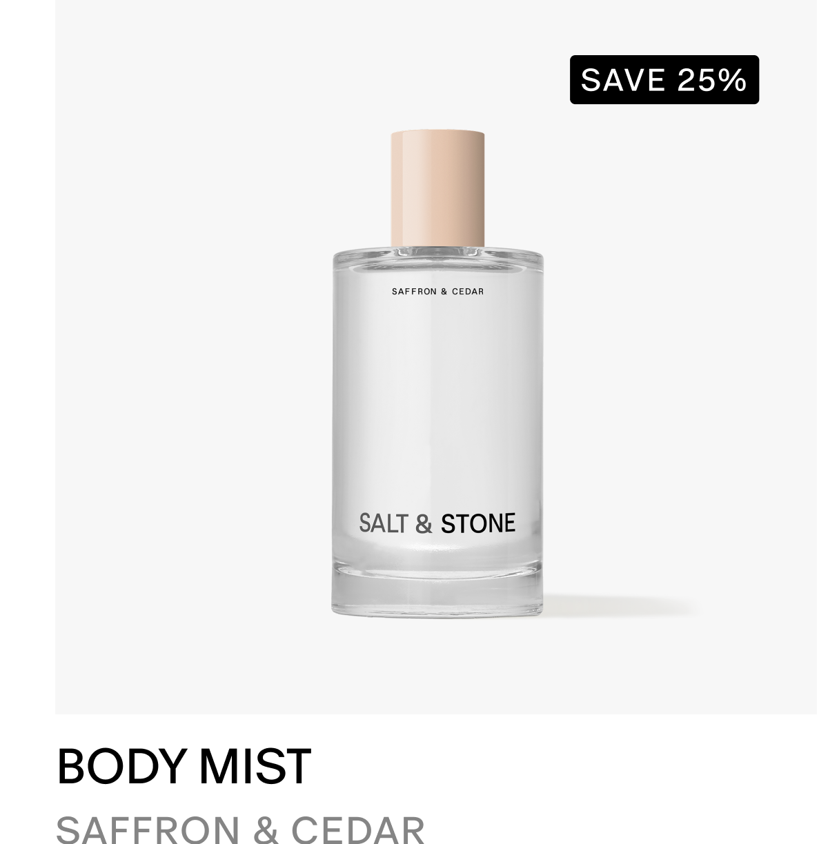 BODY MIST: Saffron
