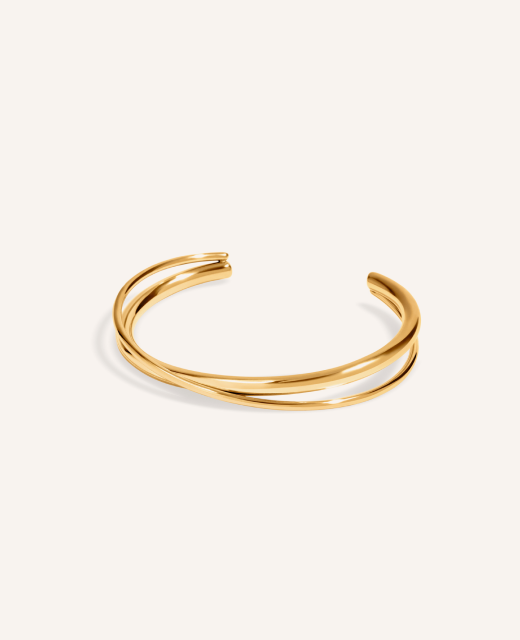 Crossover Bangle (Gold)