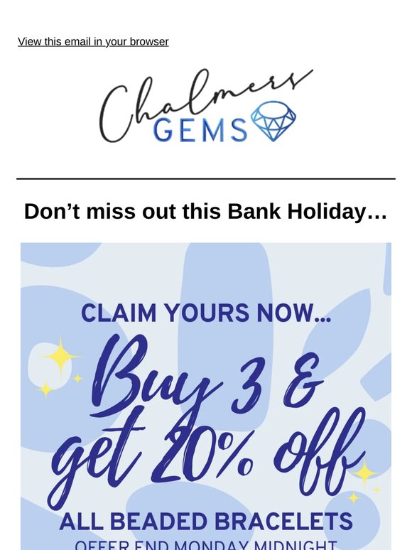 🤩 Buy 3 get 20% off... ‼️