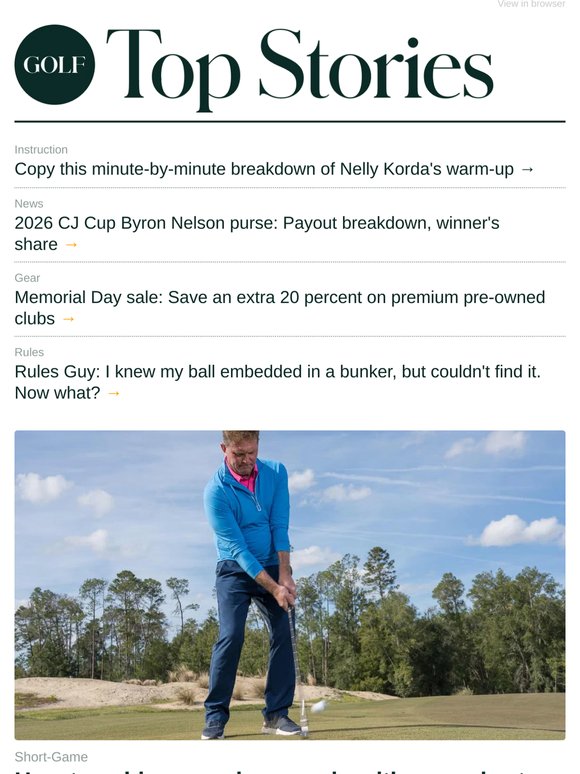 Maximize spin with your short irons