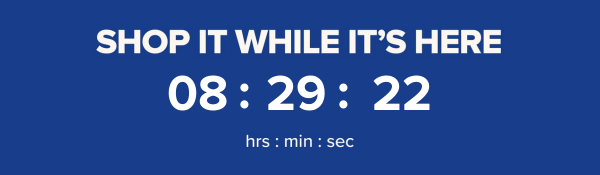 Shop it while it's here!