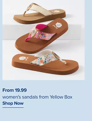 Buy one, get one free womens sandals from Yellow Box. Shop now.