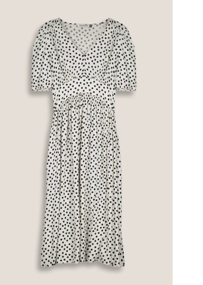 Lina Printed Midi Dress