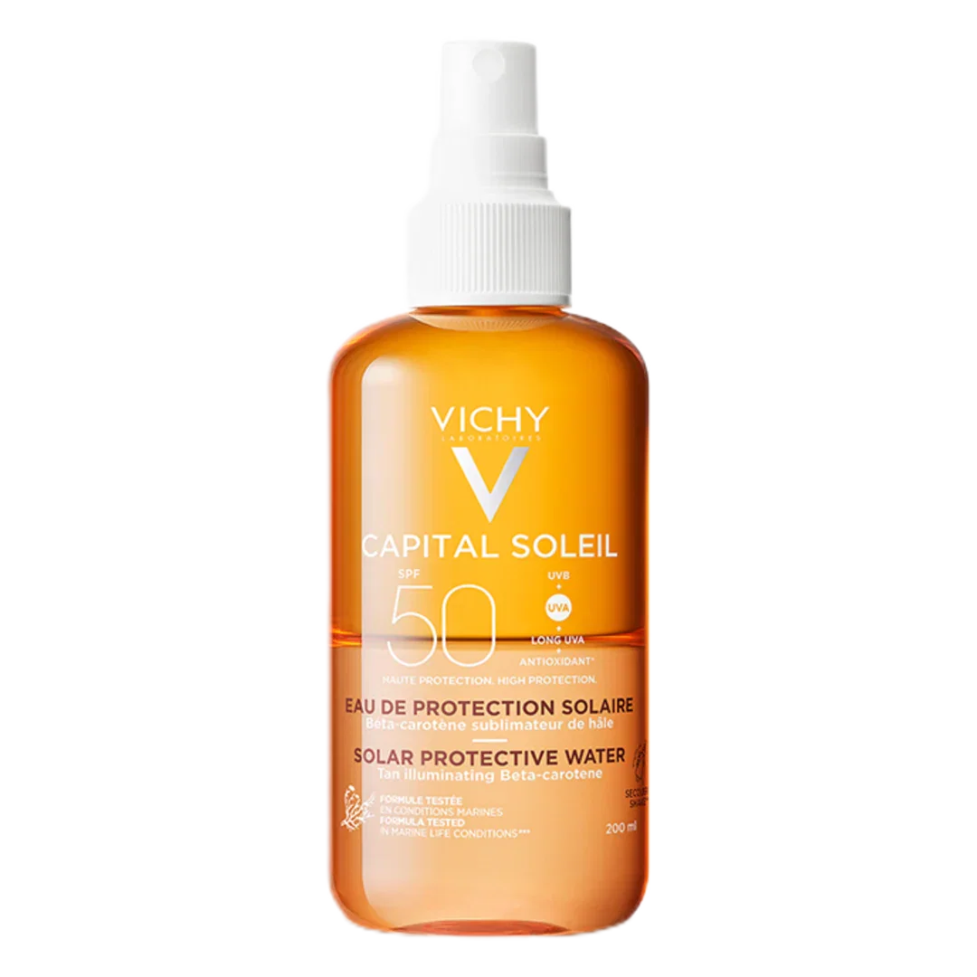 Image of Vichy Capital Soleil Solar Protective Water Illuminating Tan SPF50