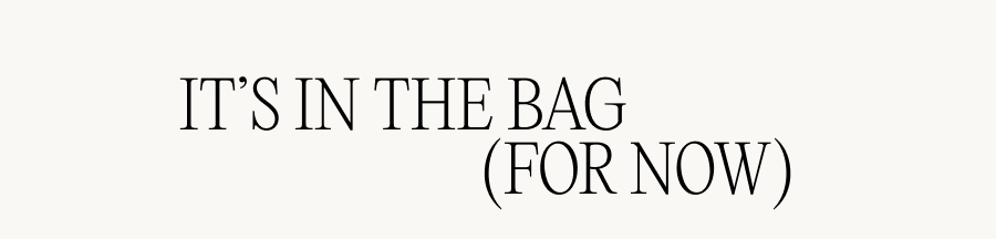 Don't forget about your basket