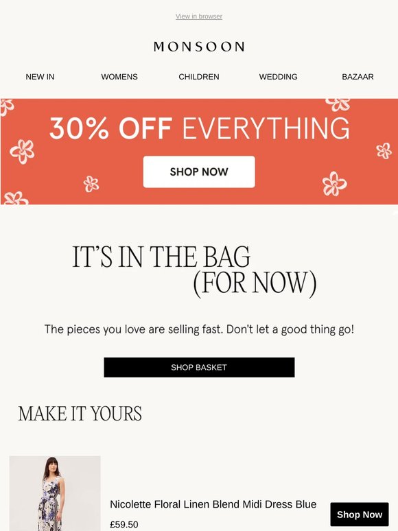 Get it before it's gone