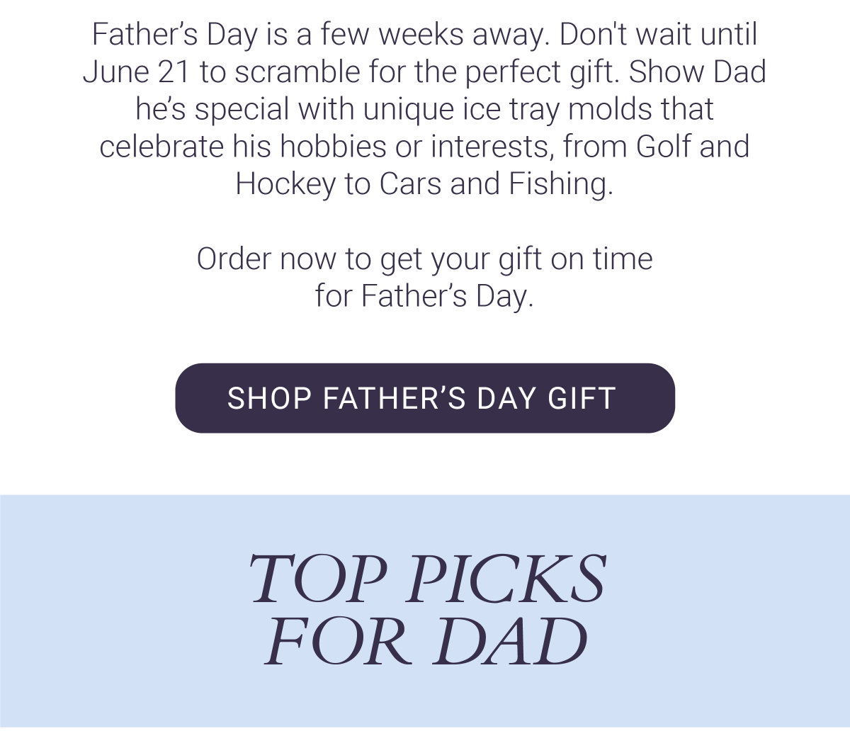 SHOP FATHER’S DAY GIFT 