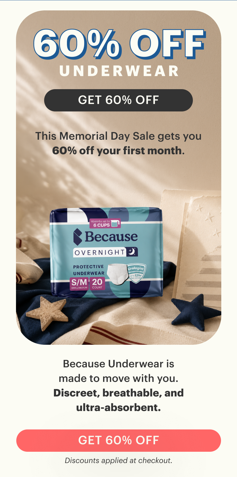 GET 60% OFF UNDERWEAR