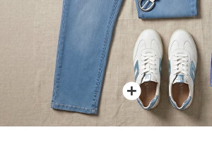 Caprice skinnsneakers, uttagbar fotbädd, lästvidd H