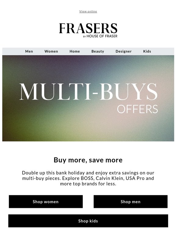 Multi-buy savings this way