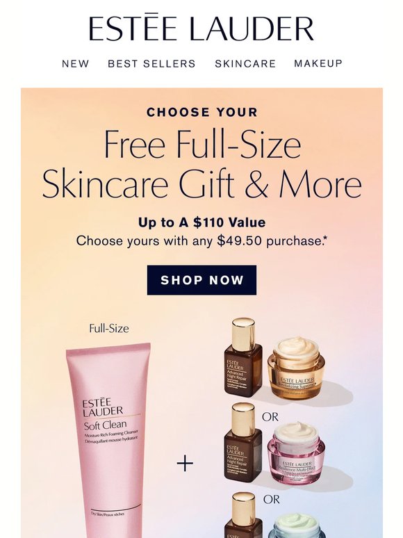 Choose Your Adventure ✨ Free Full-Size Skincare Gift & More, with your purchase.