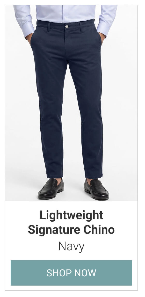 Navy Lightweight Signature Chino