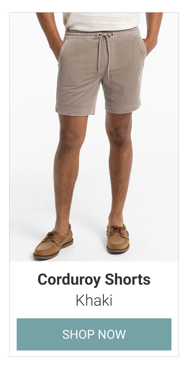 Khaki Corduroy Shorts