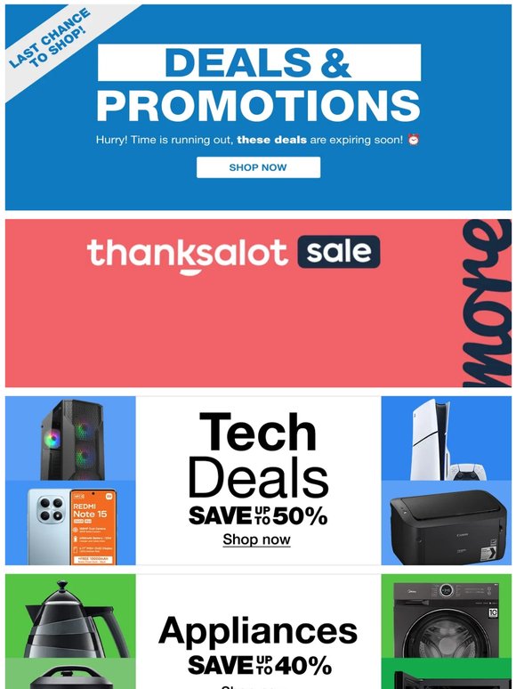 Don't miss out on this week's deals! 🏃🏽‍♂️🛍️