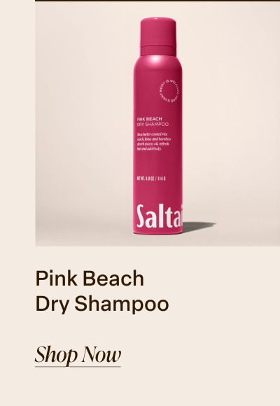 Pink beach dry shampoo