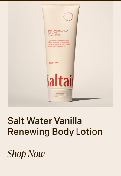 Salt water vanilla renewing body lotion